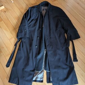 Classic Black Trench Coat
